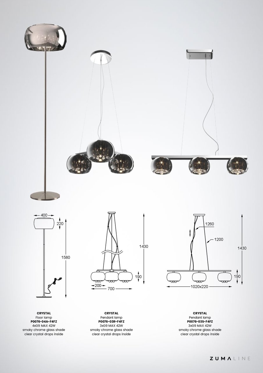 Люстра CRYSTAL (P0076-03R-F4FZ), Zuma Line - Зображення P0076-03R-F4FZ-.jpg