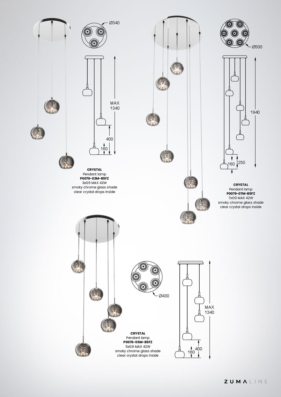 Люстра CRYSTAL (P0076-07M-B5FZ), Zuma Line - Зображення P0076-05M-B5FZ-.jpg