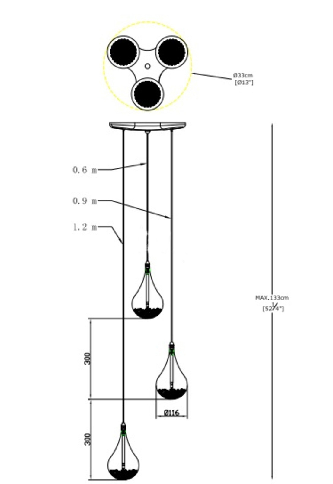 Люстра PERLE (P0226-03B-F4RK), Zuma Line - Зображення P0226-03B-F4RK-.jpg