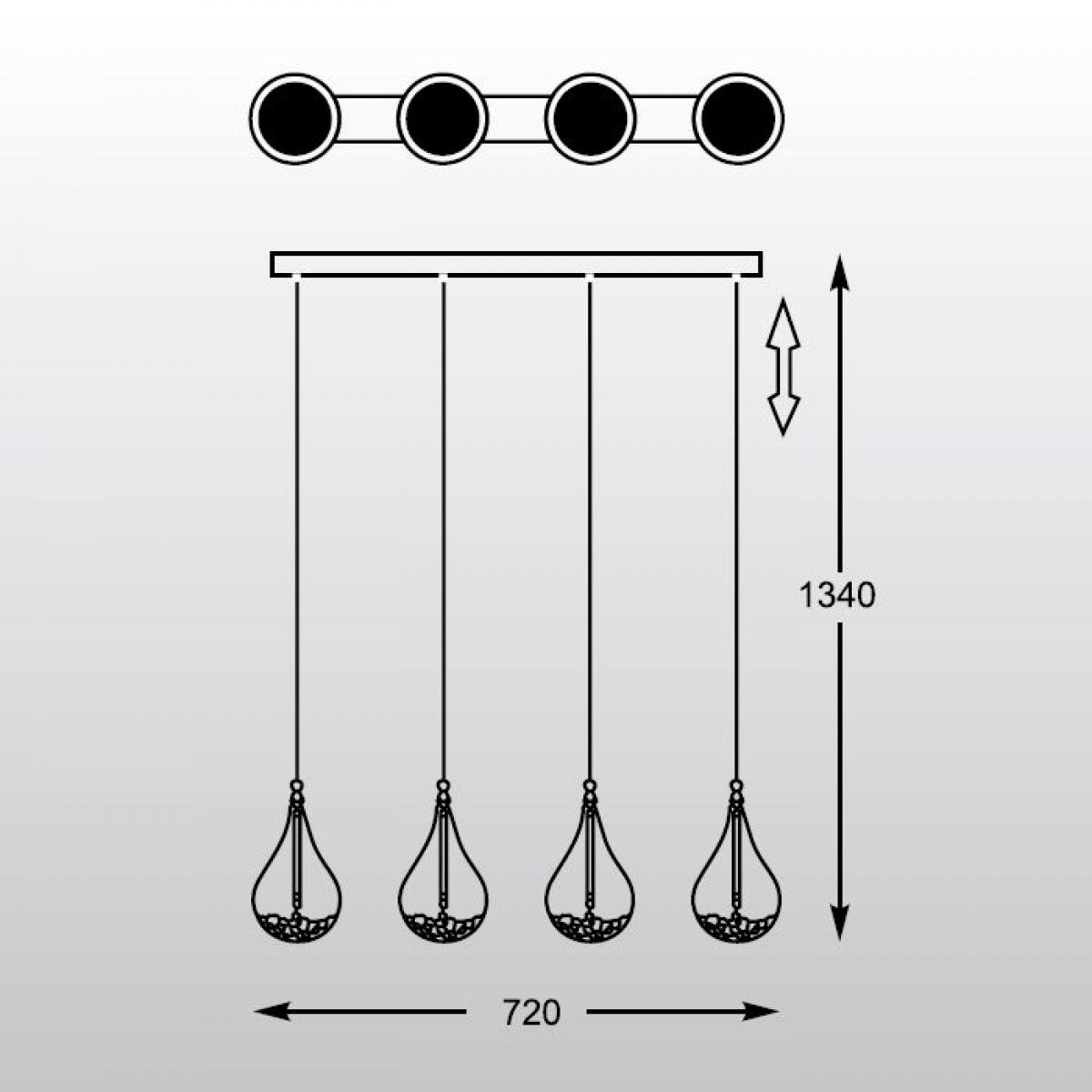 Люстра PERLE (P0226-04H-B5RK), Zuma Line - Зображення P0226-04H-B5RK-.jpg