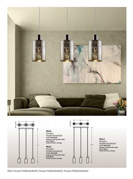 Люстра PIOLI (P0369-03A-B5GR), Zuma Line - Зображення P0369-03A-B5GR-.jpg