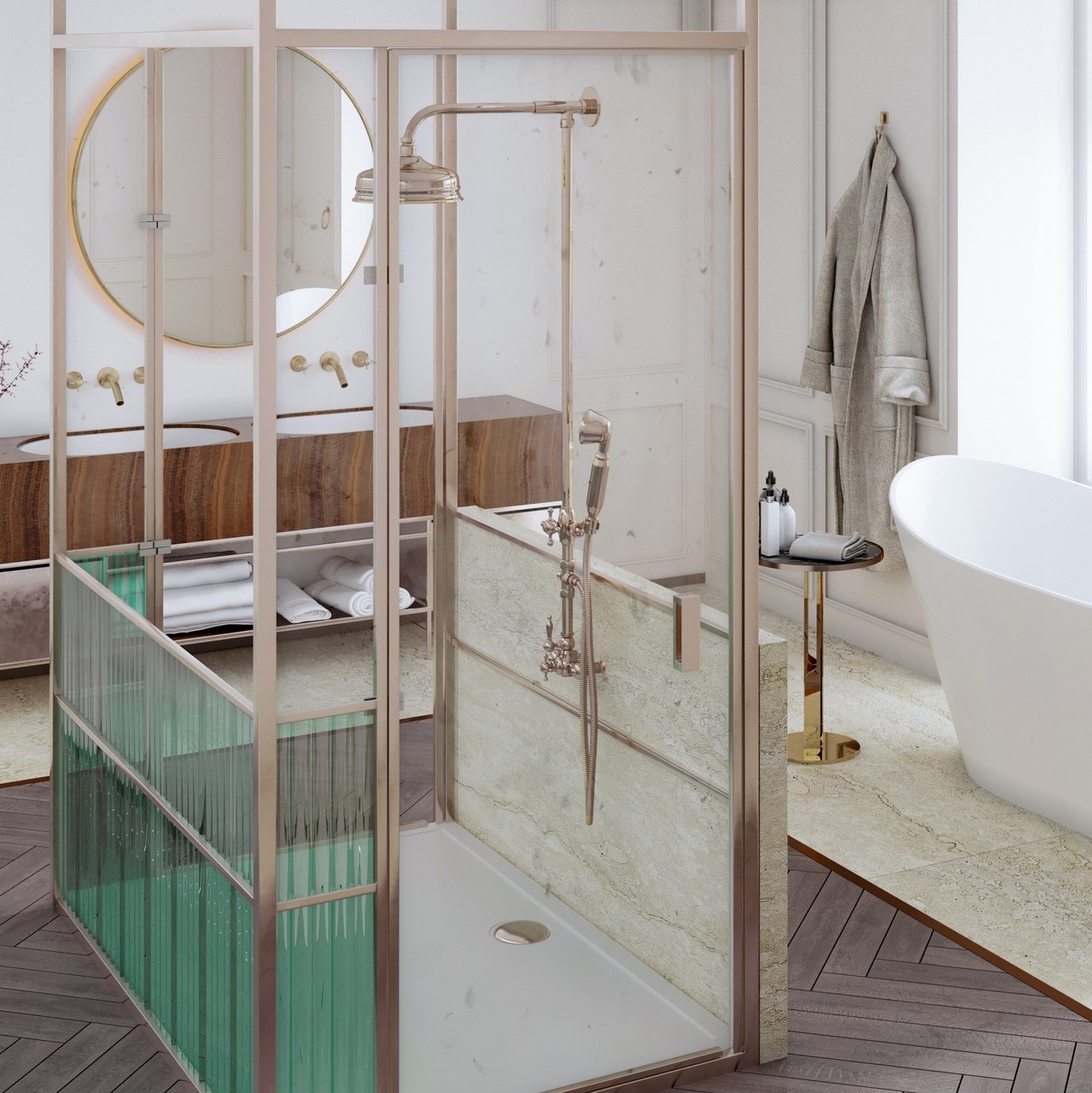 Душовий піддон PARIS 1200, MIRAGGIO - Зображення PARIS_12-1.jpg