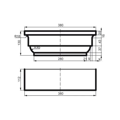 Пілястр фасадний капітель Prestige Decor (PC 107 капітель без покриття ), ELITE DECOR - Зображення PC_107-.jpg