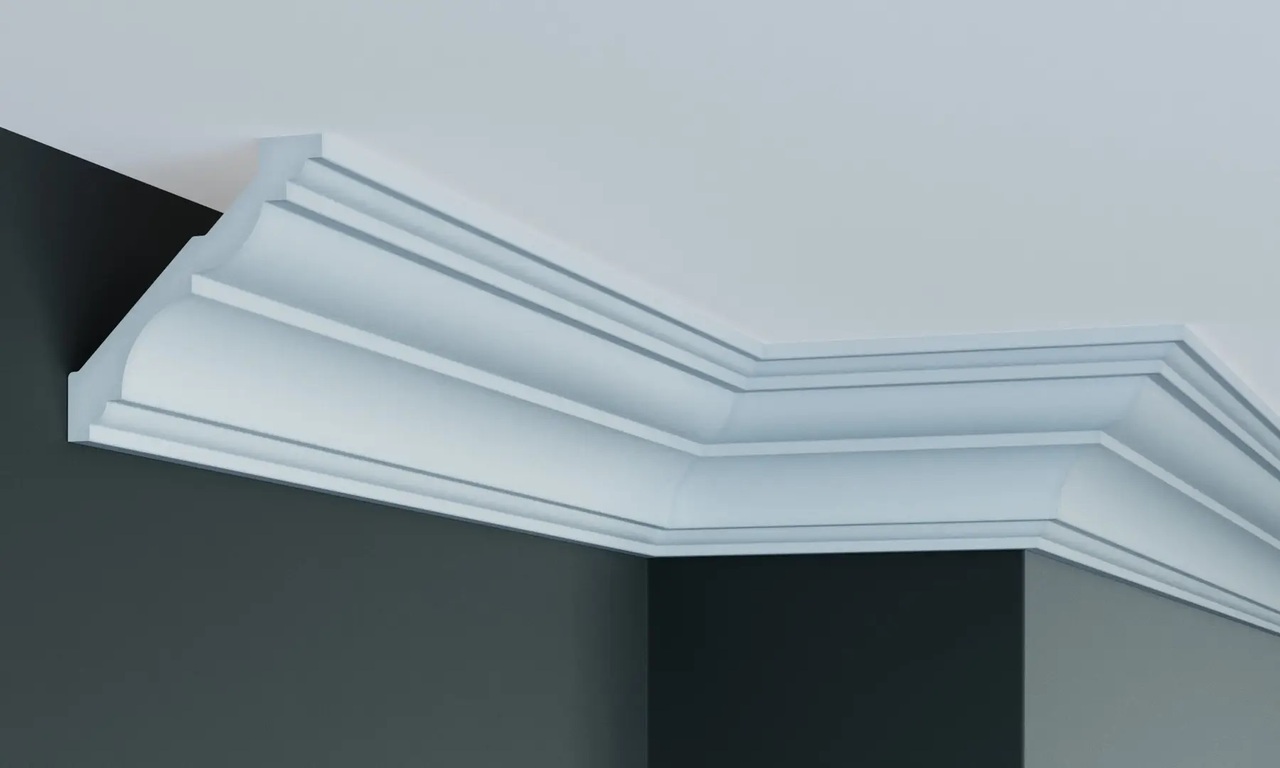 Карниз полиуретановый Gaudi Decor (P 202 Flexi), ELITE DECOR - Зображення
