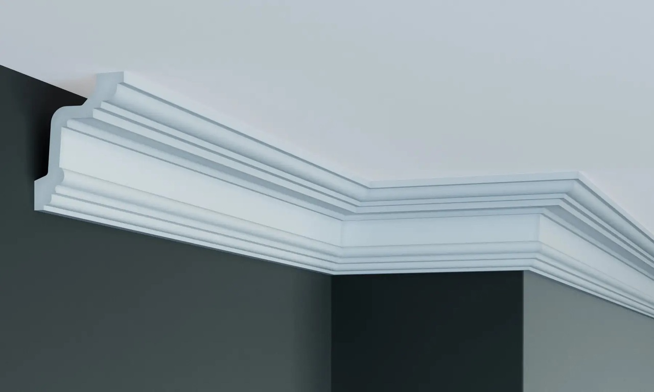 Карниз полиуретановый Gaudi Decor (P 2048 Flexi), ELITE DECOR - Зображення