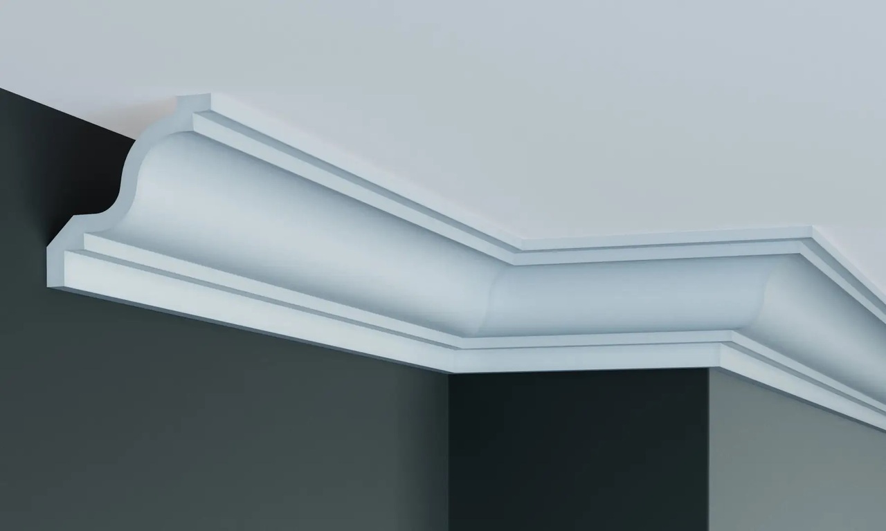 Карниз полиуретановый Gaudi Decor (P 2055 Flexi), ELITE DECOR - Зображення