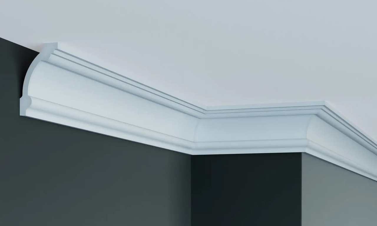 Карниз полиуретановый Gaudi Decor (P 2057 Flexi), ELITE DECOR - Зображення P_2057_Flexi.jpg