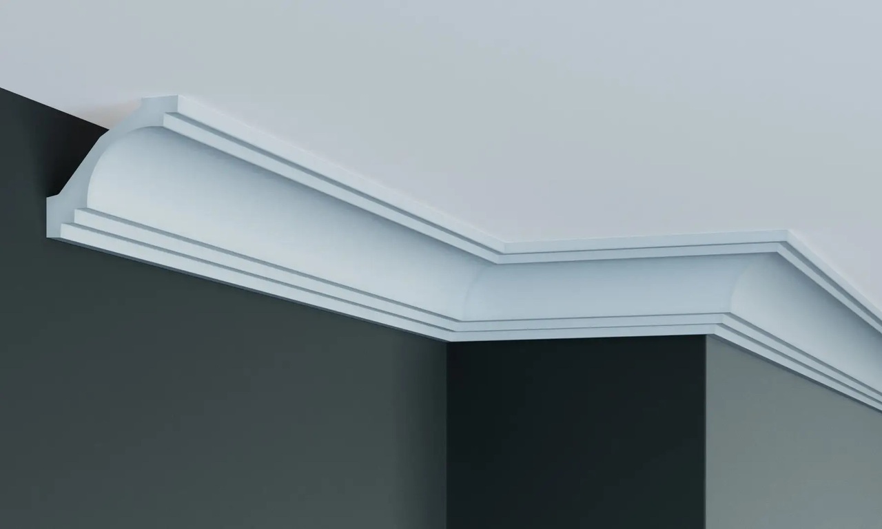 Карниз поліуретановий Gaudi Decor (P 207 Flexi), ELITE DECOR - Зображення P_207_Flexi.jpg