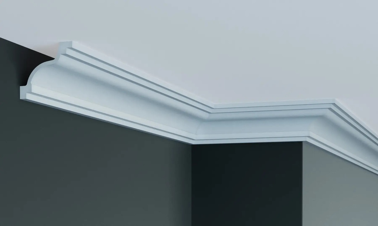Карниз полиуретановый Gaudi Decor (P 208 Flexi), ELITE DECOR - Зображення