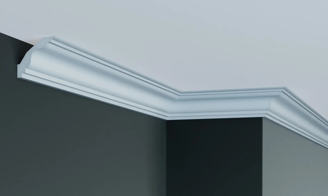 Карниз полиуретановый Gaudi Decor (P 220 Flexi), ELITE DECOR - Зображення