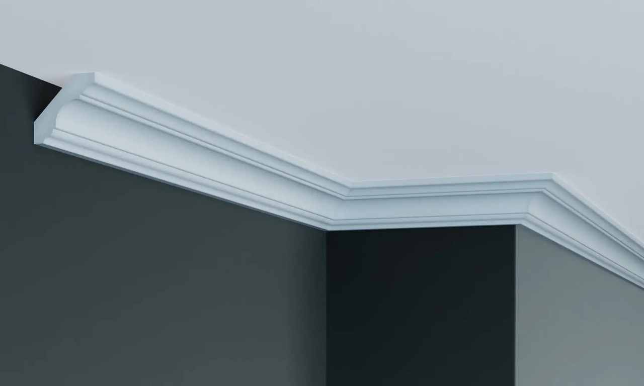 Карниз полиуретановый Gaudi Decor (P 222 Flexi), ELITE DECOR - Зображення