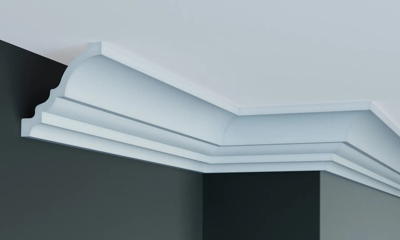 Карниз полиуретановый Gaudi Decor (P 223 Flexi), ELITE DECOR - Зображення P_223_Flexi.jpg