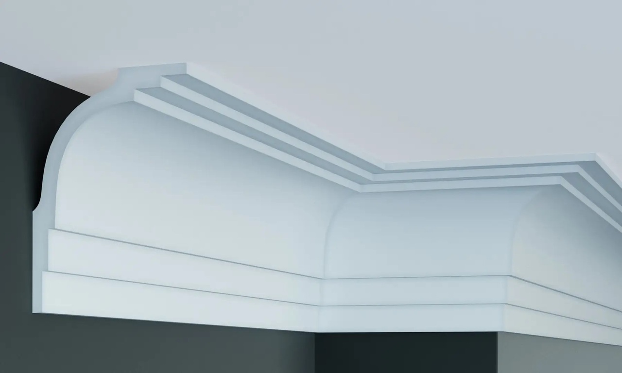 Карниз полиуретановый Gaudi Decor (P 880 Flexi), ELITE DECOR - Зображення P_880_Flexi.jpg