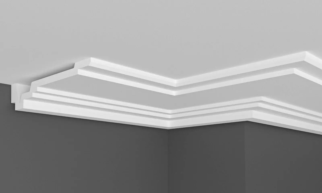 Карниз полиуретановый Gaudi Decor (C 965), ELITE DECOR - Зображення