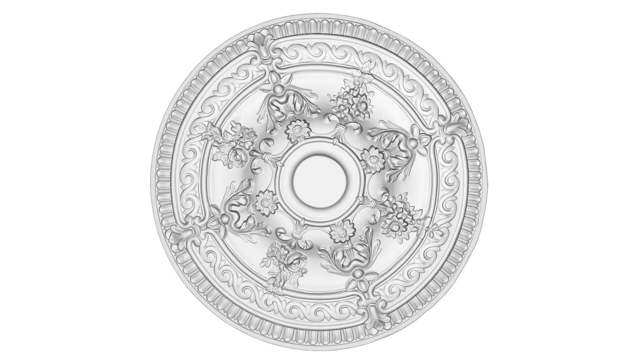 Розетка полиуретановая Gaudi Decor (R 305), ELITE DECOR - Зображення