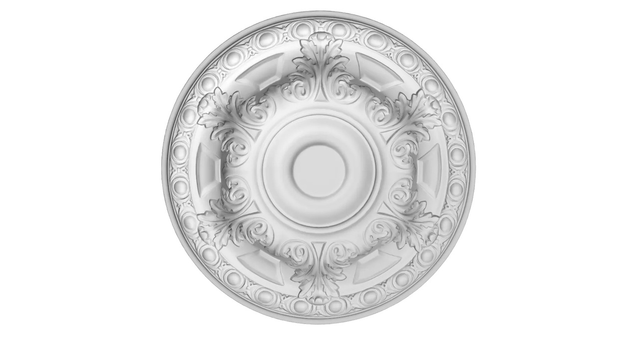 Розетка полиуретановая Gaudi Decor (R 309), ELITE DECOR - Зображення
