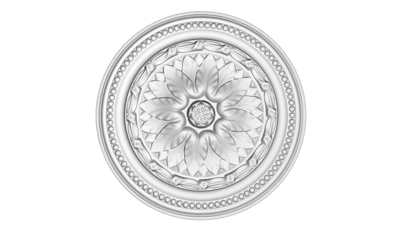 Розетка полиуретановая Gaudi Decor (R 312), ELITE DECOR - Зображення