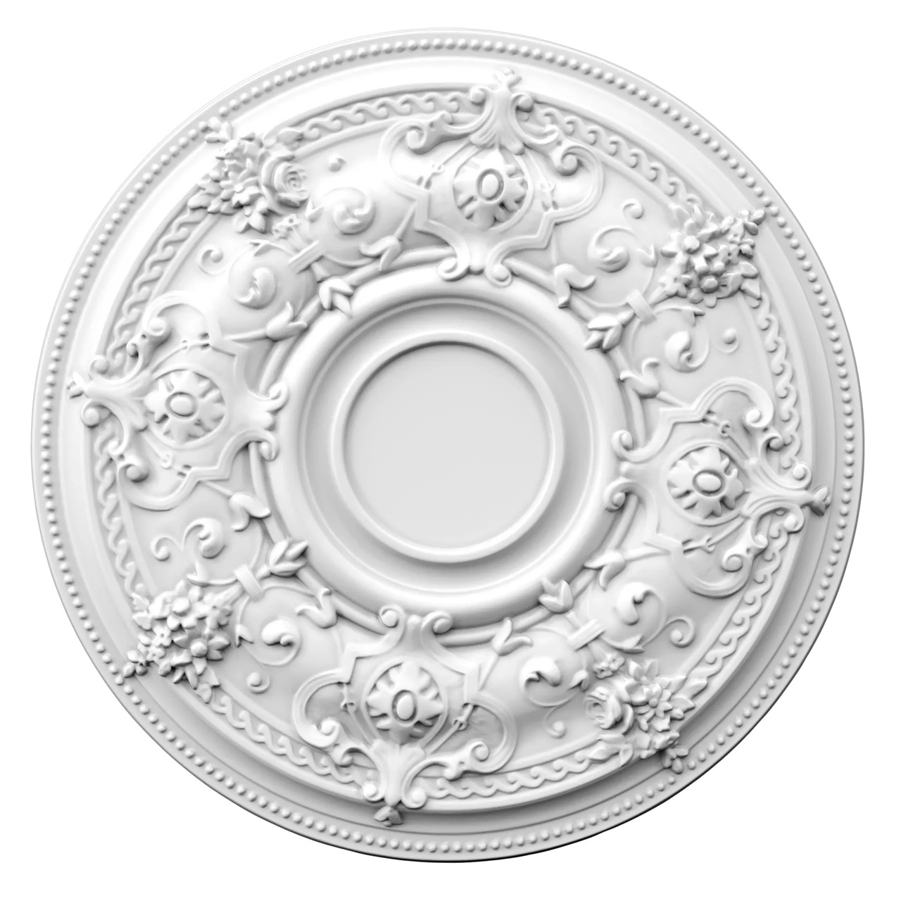 Розетка полиуретановая Gaudi Decor (R 335), ELITE DECOR - Зображення R_335.jpg