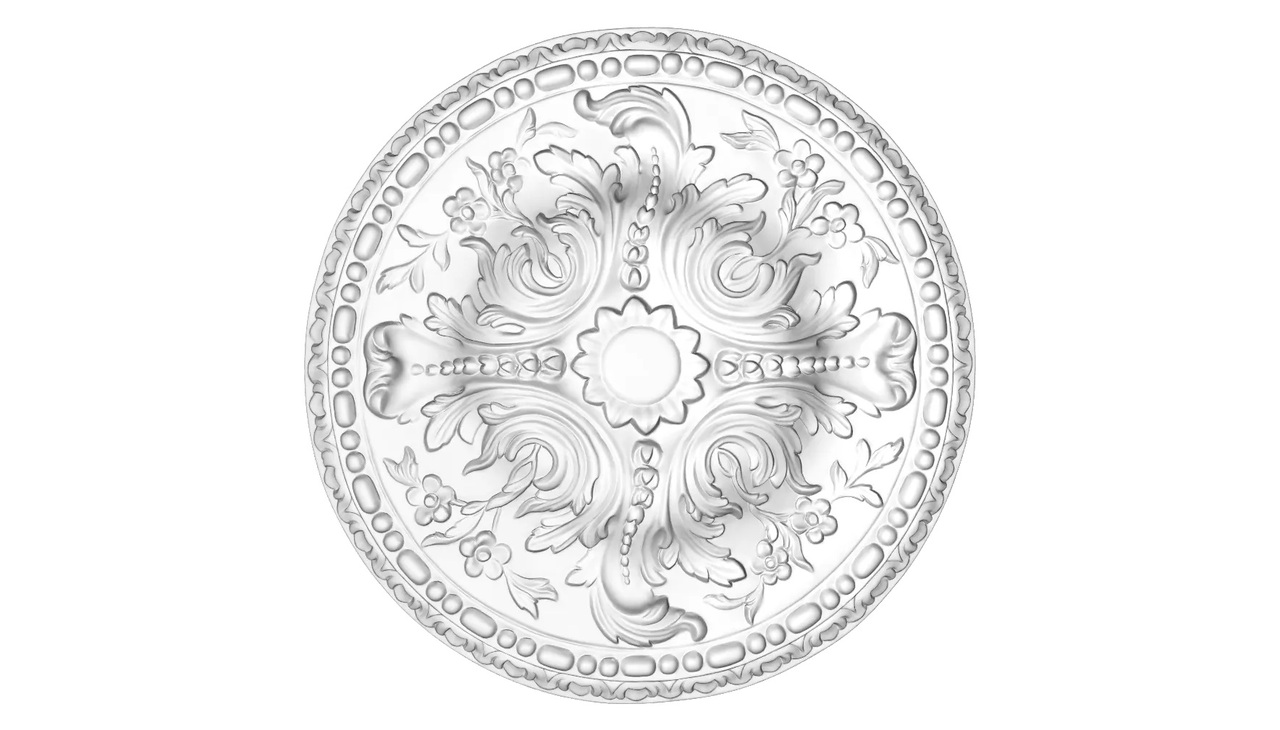 Розетка полиуретановая Gaudi Decor (R 4022), ELITE DECOR - Зображення