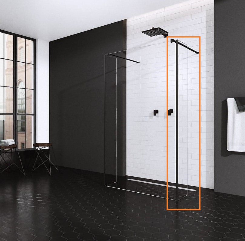 Бокова стінка Modo SW Black 30 RADAWAY - Зображення