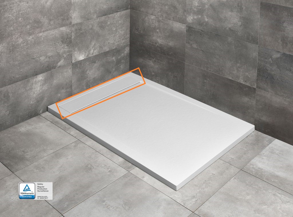 Декоративна кришка для піддона Teos cover 100 white, RADAWAY - Зображення