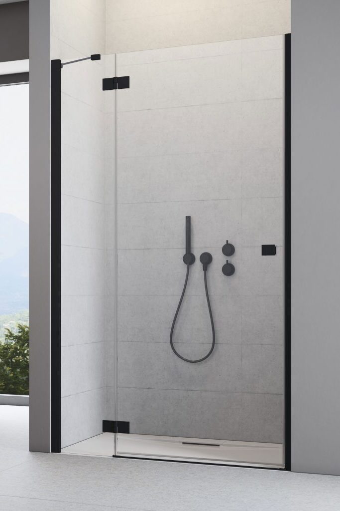 Душові двері Essenza New Black DWJ 110 ліві, RADAWAY - Зображення
