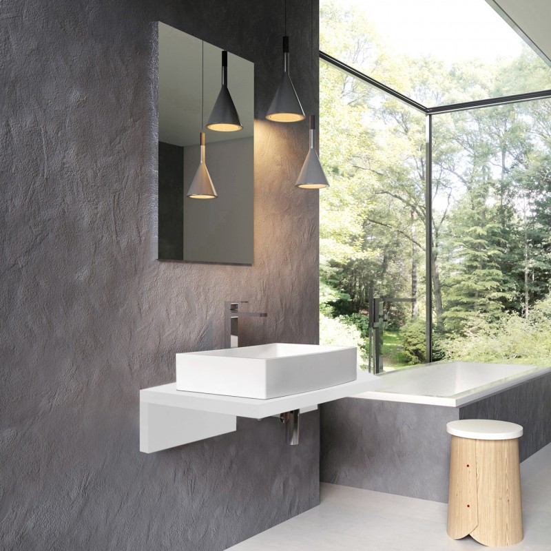 Стільниця під умивальник L 1000 white, RAVAK - Зображення X000000830-1.jpg