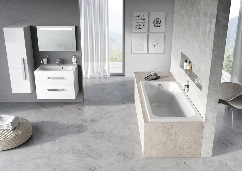 Шафка під умивальник SD 700 CHROME II white-white, RAVAK - Зображення X000000918-1.jpg