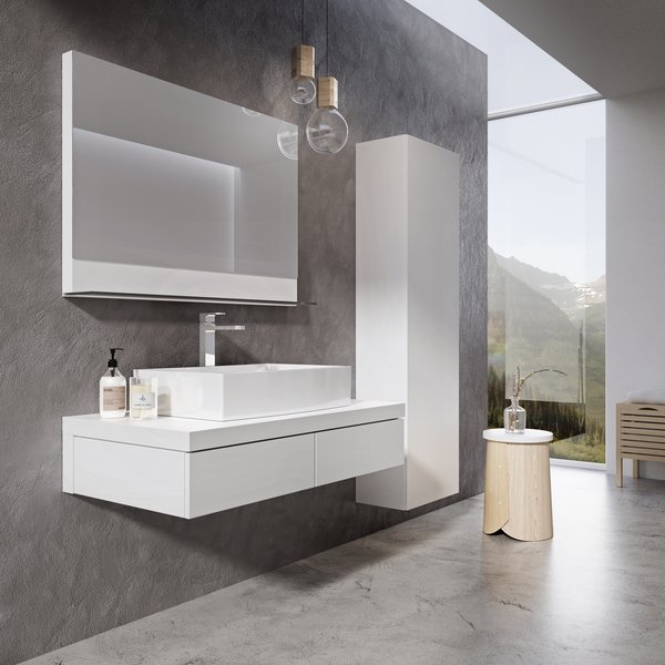 Шафка під умивальник SD 1000 FORMY white, RAVAK - Зображення X000001030-1.jpg