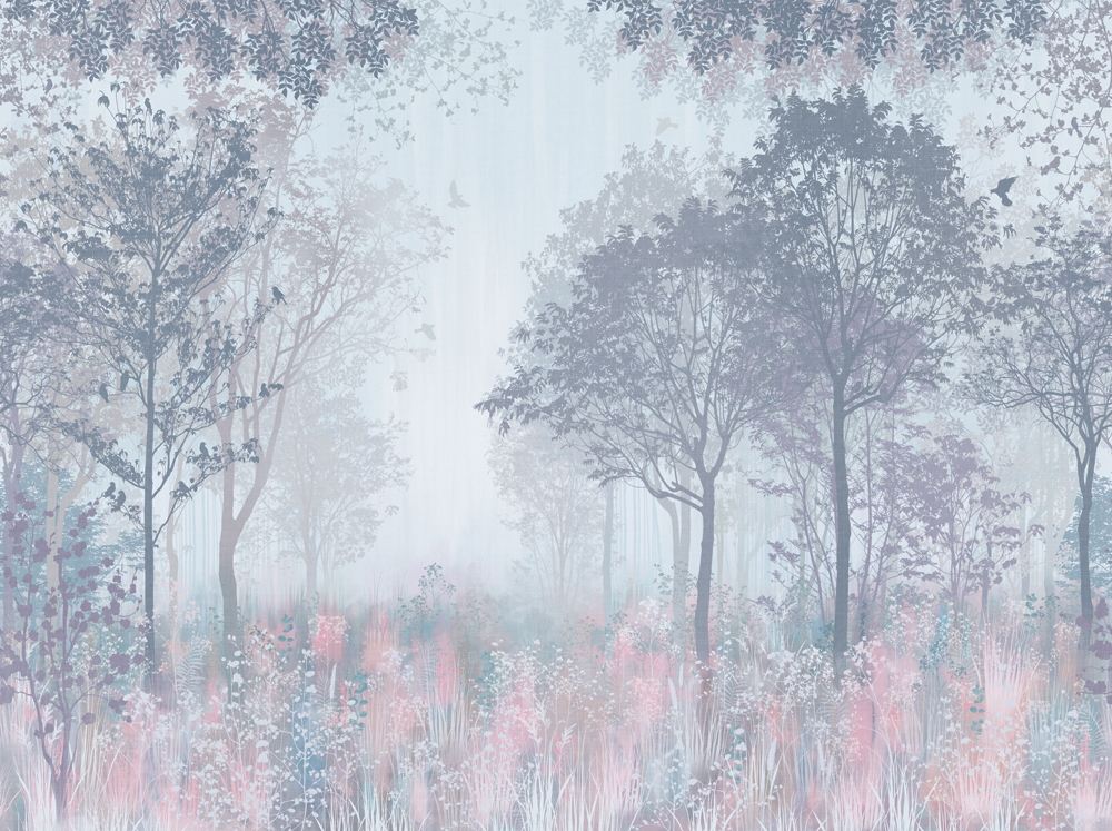 Фотошпалери LeoPrint Туманний ліс - Зображення