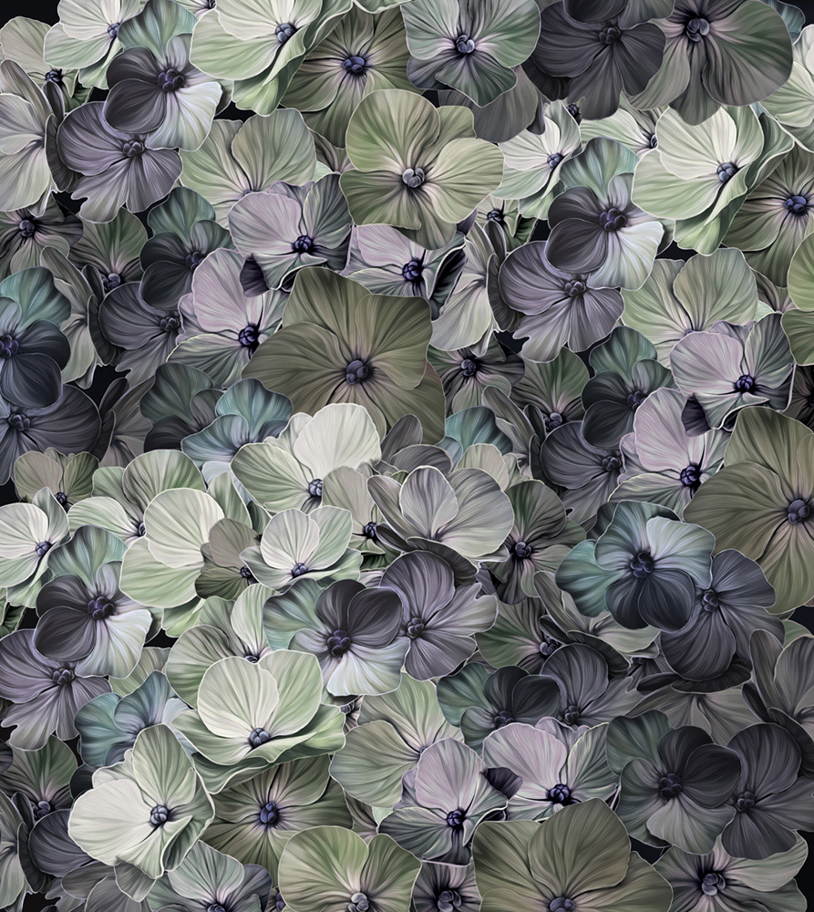 Фотошпалери LeoPrint Гортензія - Зображення