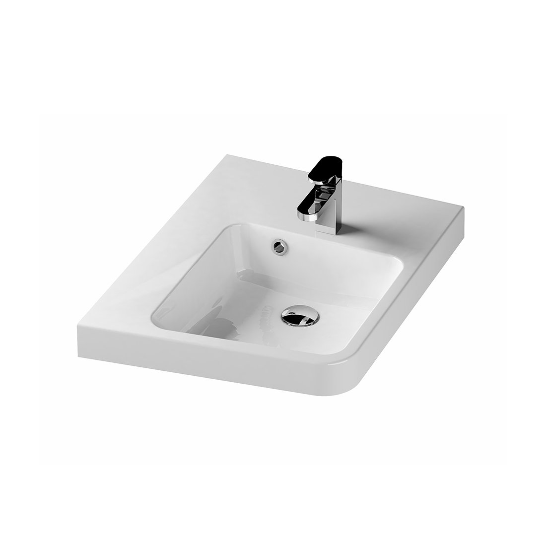 Умивальник BEHAPPY II L, RAVAK - Зображення