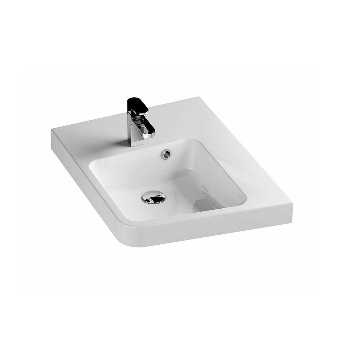 Умивальник BEHAPPY II R, RAVAK - Зображення