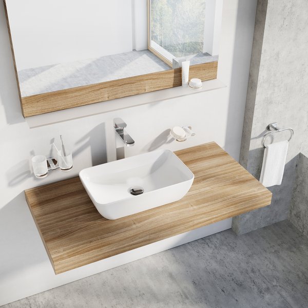 Умивальник UNI 500 R Slim, RAVAK - Зображення XJX01150001-1.jpg