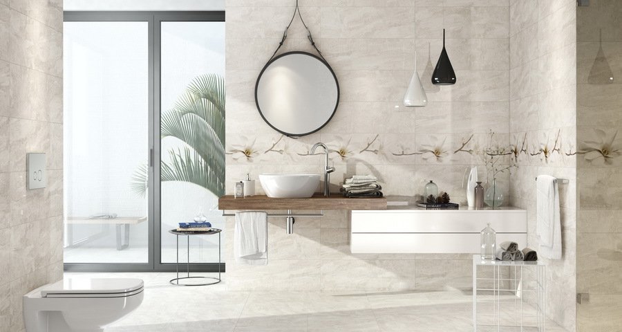 Плитка керамогранітна Stone Flowers Beige 420x420x8 Opoczno - Зображення a0962-stone-flowers-42.jpg