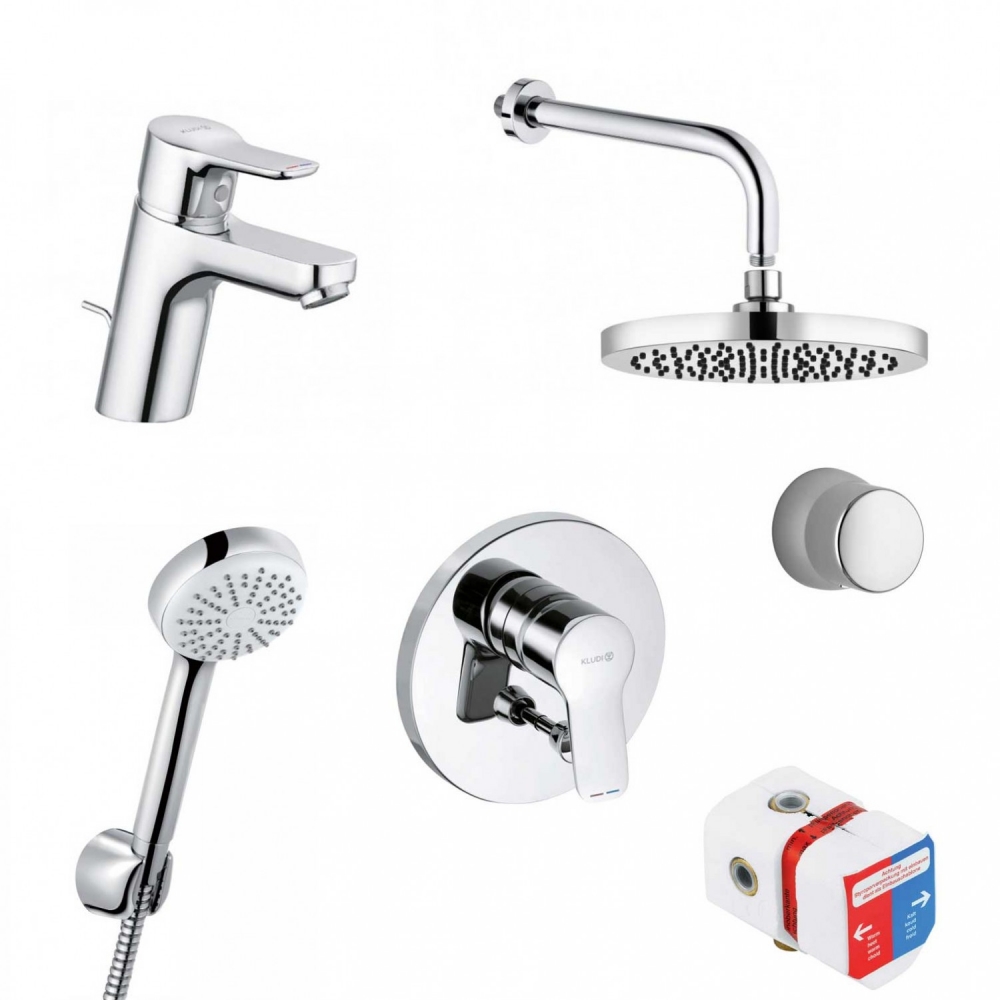 Душевая система 7 в 1  Pure&Easy (376300565), Kludi - Зображення aa814-376300565.jpg