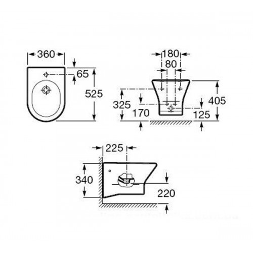 Біде підвісне Nexo (A357645000), Roca - Зображення aa970-bide-pidvisne-a357645000-vvvvv.jpg