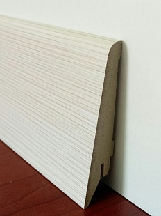 Плінтус МДФ Супер Профіль ПП 1682 Вудлайн Крем - Зображення