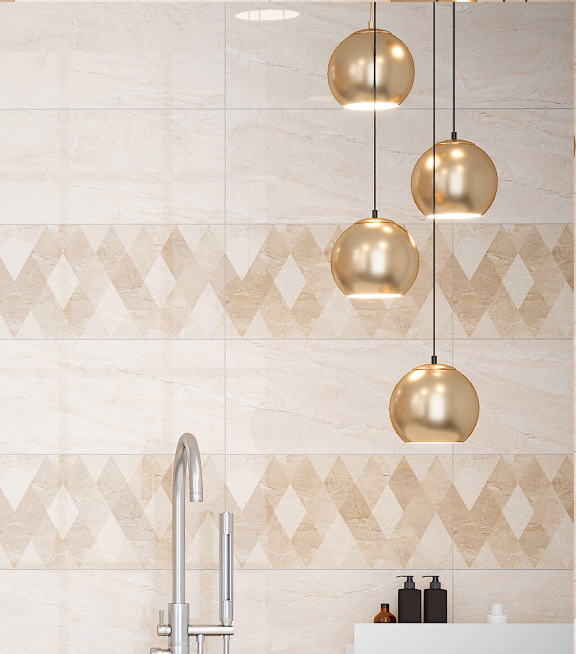 Плитка стінова Marmo Milano бежевий 300x600x9 Golden Tile - Зображення adbee-0215572001563273471.jpg