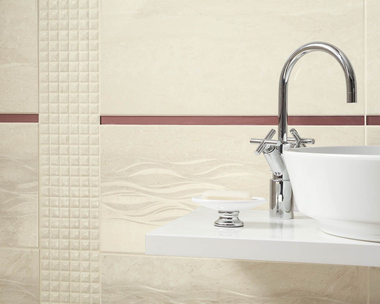 Фриз Uniwersalna listwa szklana Oro 23x600x8 Paradyz - Зображення b6465-aranzacja-eleganckiej-lazienki-z-mozaika-coraline-coral-ceramika-paradyz_0.jpg