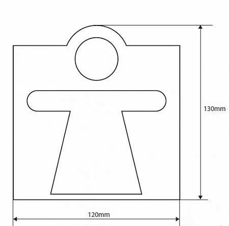 Табличка ”Жіночий туалет” Hotel (111022042), Bemeta - Зображення ba9c1-2042.jpg