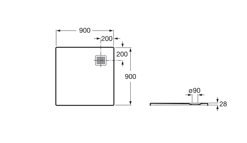 Душовий піддон Terran 90х90 см Superslim STONEX (AP0338438401100), Roca - Зображення bac78-terran-900h900h26mm-ap0338438401100-pryamokutn.-trap-sifon-kolir-biliym.png