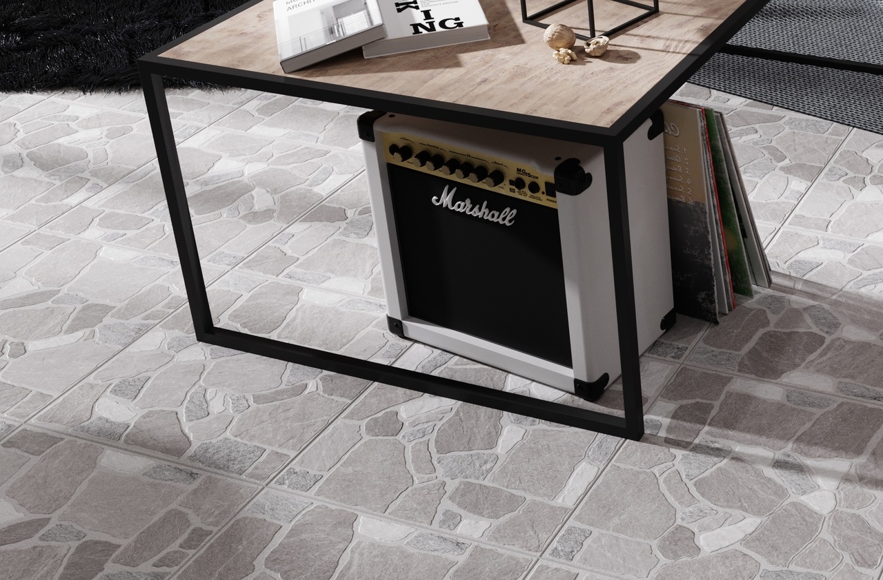 Плитка керамогранітна Cortile сірий 400x400x8 Golden Tile - Зображення bcb8f-0006422001572257290.jpg