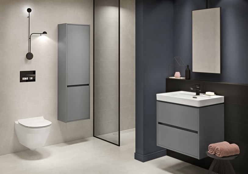 Шафка під умивальник Crea 60 сірий мат, Cersanit - Зображення be1ca-shafka-cersanit-crea.jpg