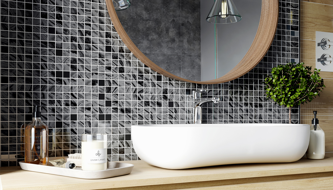 Мозаїка GMP 0425005 С2 Print 3-Black MATT 300x300x4 Котто Кераміка - Зображення bf5ee-1_20000.jpg