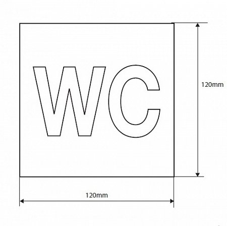 Табличка ”Туалет” Hotel (111022085), Bemeta - Зображення bf999-22085.jpg