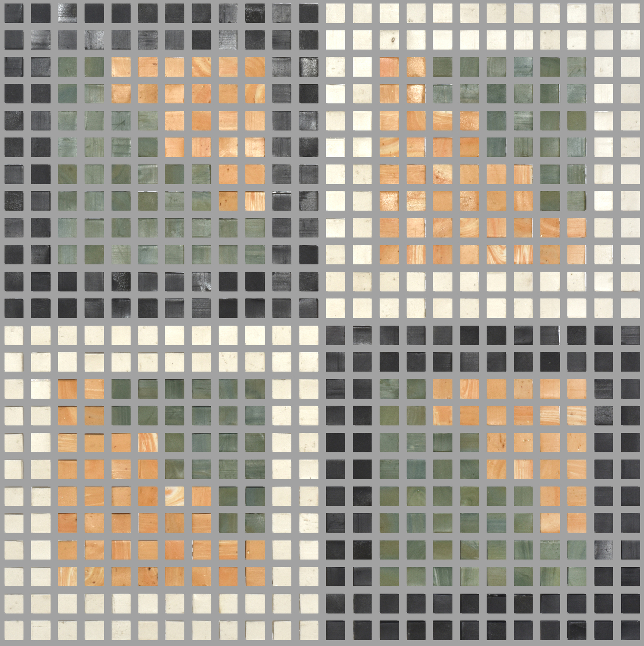 Мозаїка MI7 DE 173 300x300x10 Котто Кераміка - Зображення c0166-mi-7173-grey.jpg