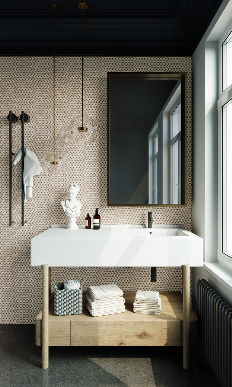 Мозаика MI7 30500304C Beige 300x300x10 Котто Керамика - Зображення c3d68-1_10100_.jpg