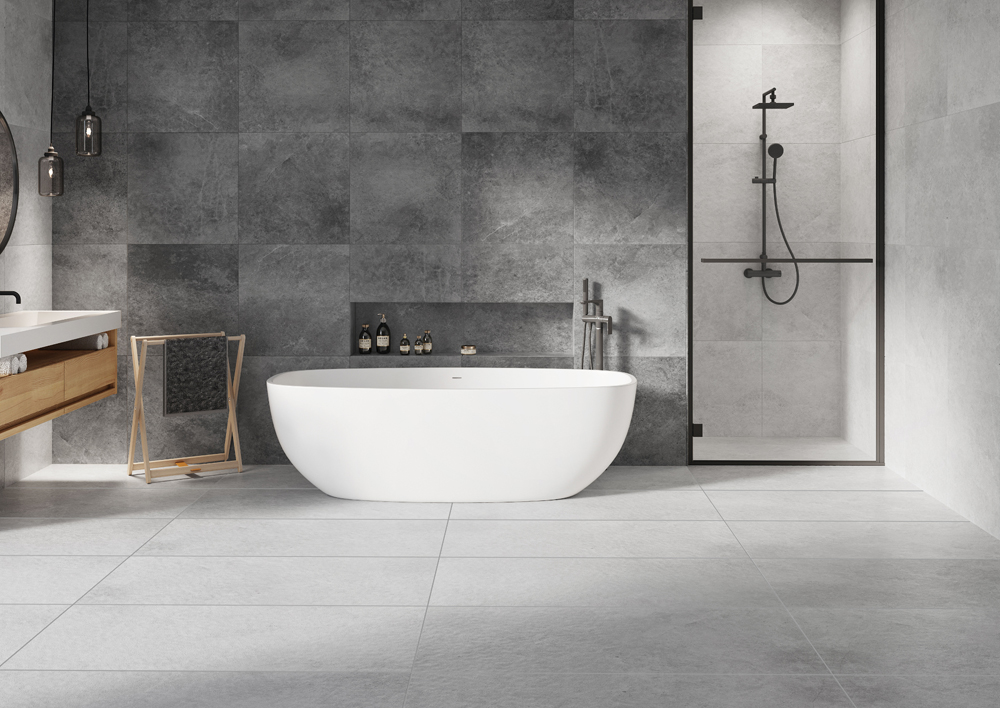 Плитка керамогранітна Tacoma Grey RECT 597x597x8 Cerrad - Зображення c4cb2-plitka-cerrad-gres-tacoma-white2.jpg