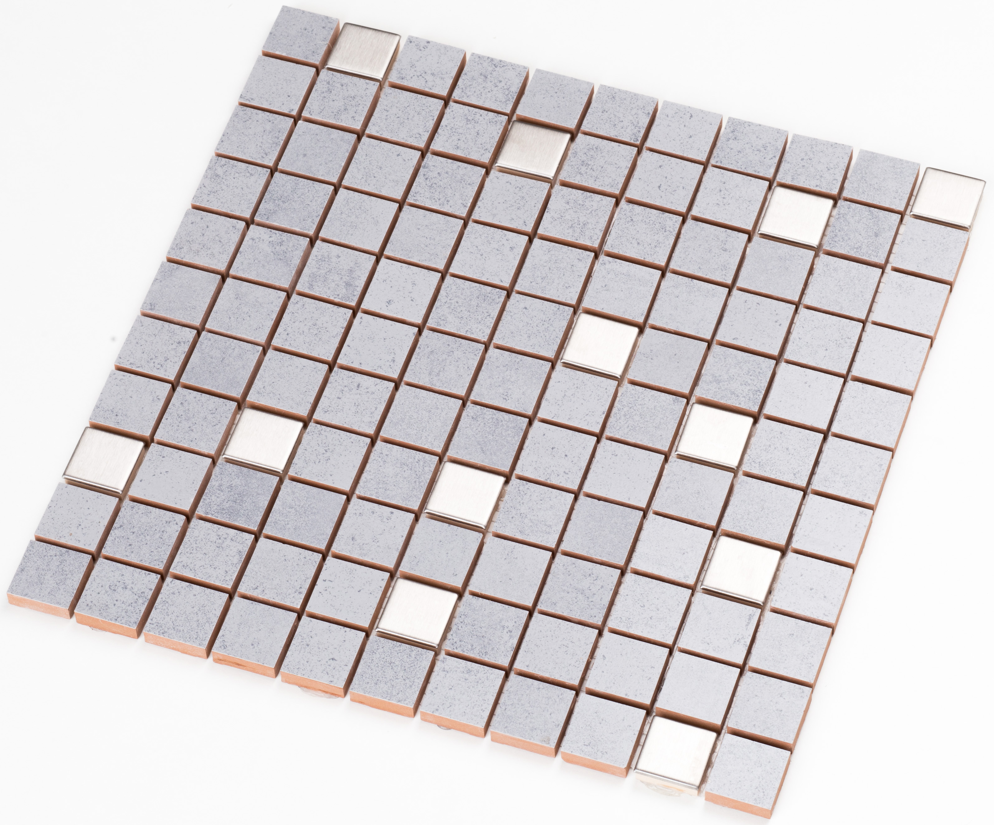 Мозаїка СМ 3026 С2 Gray-Metal MATT 300x300x8 Котто Кераміка - Зображення c6d23-cm-3026-c2-gray-metal-mat.jpg